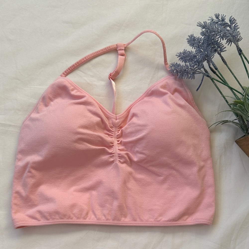 Fabletics Pink Women's Halter sport bra/tank